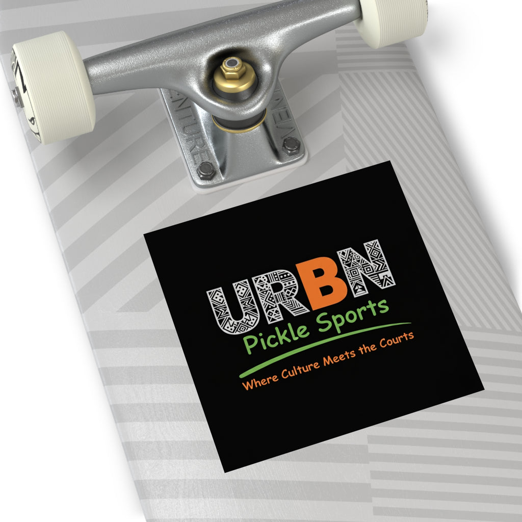 URBN Pickle Sports Sticker — Square Vinyl "Where Culture Meets the Courts"